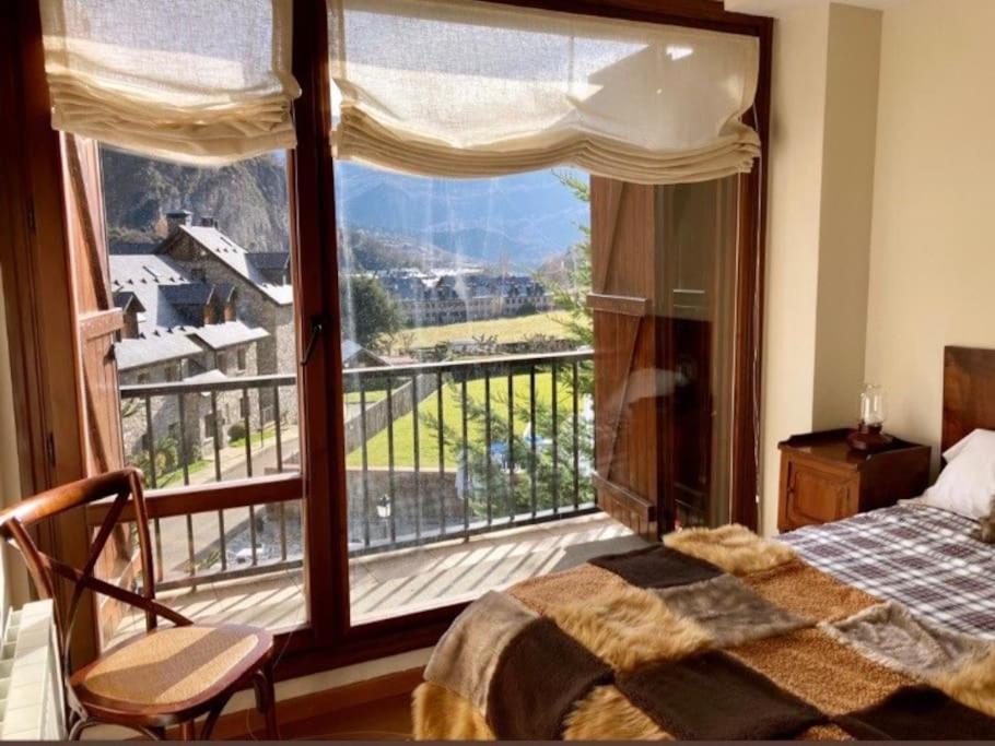 Elegante Apartamento En Escarrilla Con Vistas Al Valle Bagian luar foto